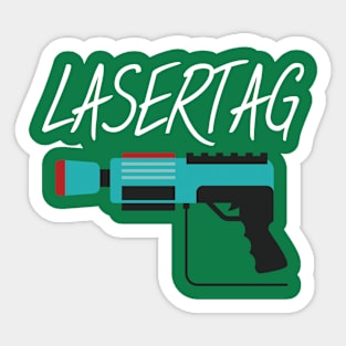 Lasertag Sticker